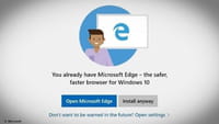 Microsoft raadt Chrome en Firefox af