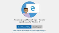 Microsoft raadt Chrome en Firefox af